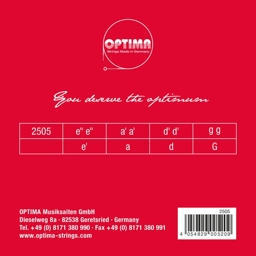 cordes de Mandriola Optima - set (2505)