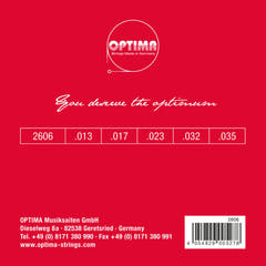 Cordes de waldzither Optima - Set (2606)