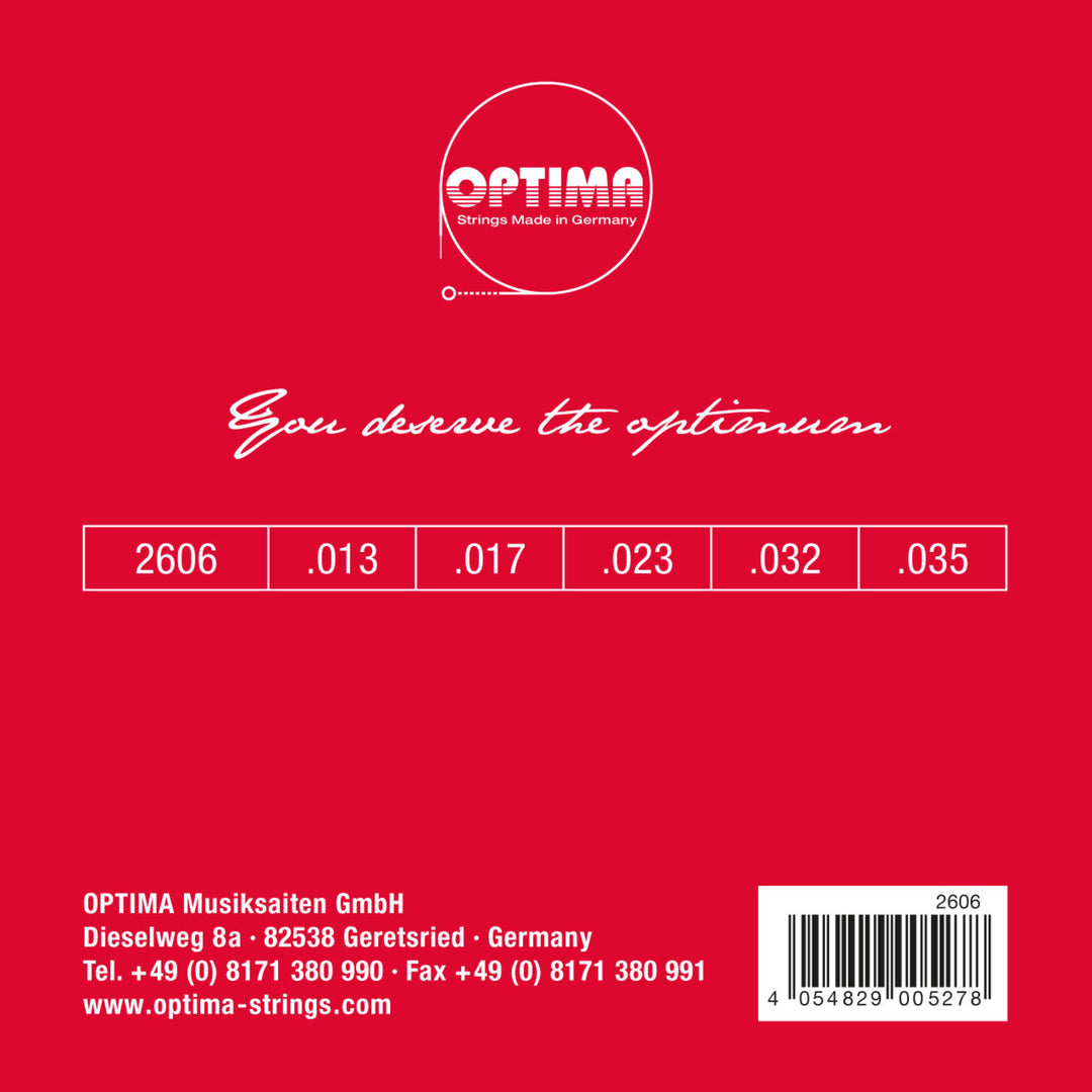 Cordes de waldzither Optima - Set (2606)