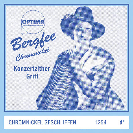 Optima Bergfee 1254 corde d’agrippement ré´ pour cithare, Munich, Extended