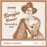 Optima Bergfee 1247 corde grave ré pour cithare, München, normale
