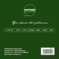 Optima Strings pour Guitares acoustiques Gold strings - Set (1747EL)
