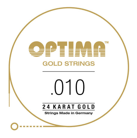 Optima Gold E1 .010 corde de guitare western, GPS010