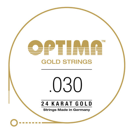 Optima Gold D4 .030w corde de guitare western, GA030