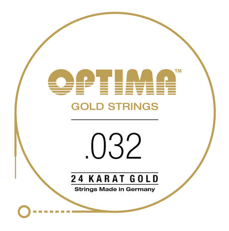 Optima Gold D4 .032w corde de guitare folk, GA032