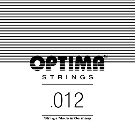 Optima Bronze E1 .012 corde de guitare folk, PS012
