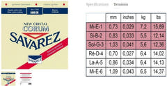 Savarez Strings pour guitare classique Corum New Cristal - Set (500CR)