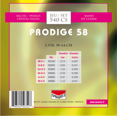 Savarez Strings for classic Guitares Prodige 38 Children's Guitare - 3/4-7/8 Nylon (540 CS)