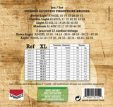 Savarez Strings for Acoustic Guitar Acoustic - 12.str. Ex-Light .010 (A240XL)