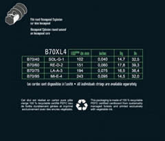 Cordes de basse électrique Savarez Hexagonal Explosion - 4 cordes Ex-Light (B70XL4)