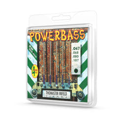 Thomastik-Infeld Cordes de basse électrique Power Bass Magnecore - Set 4 cordes long (EB344)
