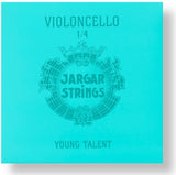 Jargar Cello Strings YOUNG TALENT – small scale - Komplet 1/4 medium