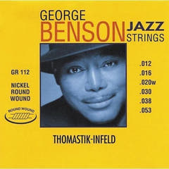 Thomastik-Infeld Strings for E-guitare George Benson Jazz Guitare - Set roundwound (GR112)