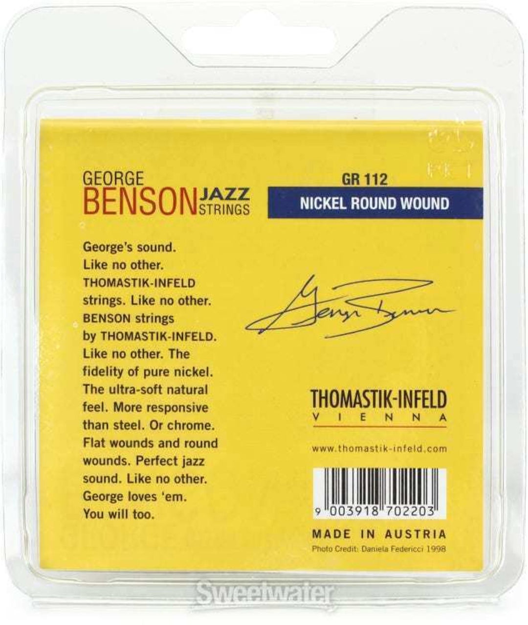 Thomastik-Infeld Strings for E-guitare George Benson Jazz Guitare - Set roundwound (GR112)