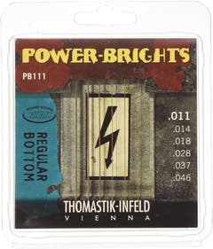 Cordes Thomastik-Infeld pour guitare électrique Power Brights Series - Set 011 (PB111)