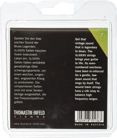 Cordes Thomastik-Infeld pour guitare électrique Sliders Blues Series - Set 010 medium (SL110)