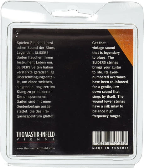 Thomastik-Infeld Strings for E-guitar Sliders Blues Series - Set 009 light (SL109)