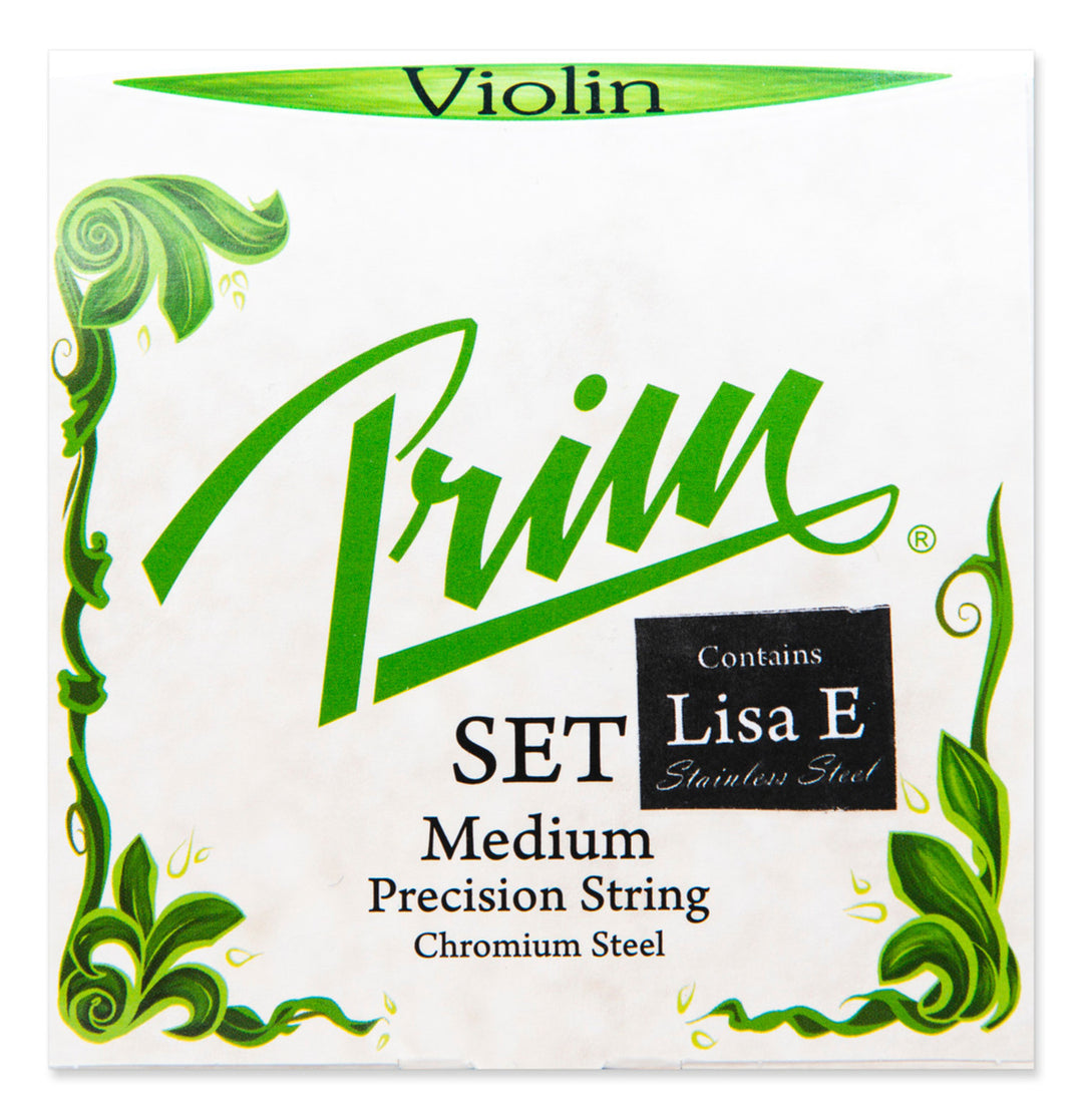 Cordes de violon Prim Stainless Steel - Set avec Lisa E (Medium)