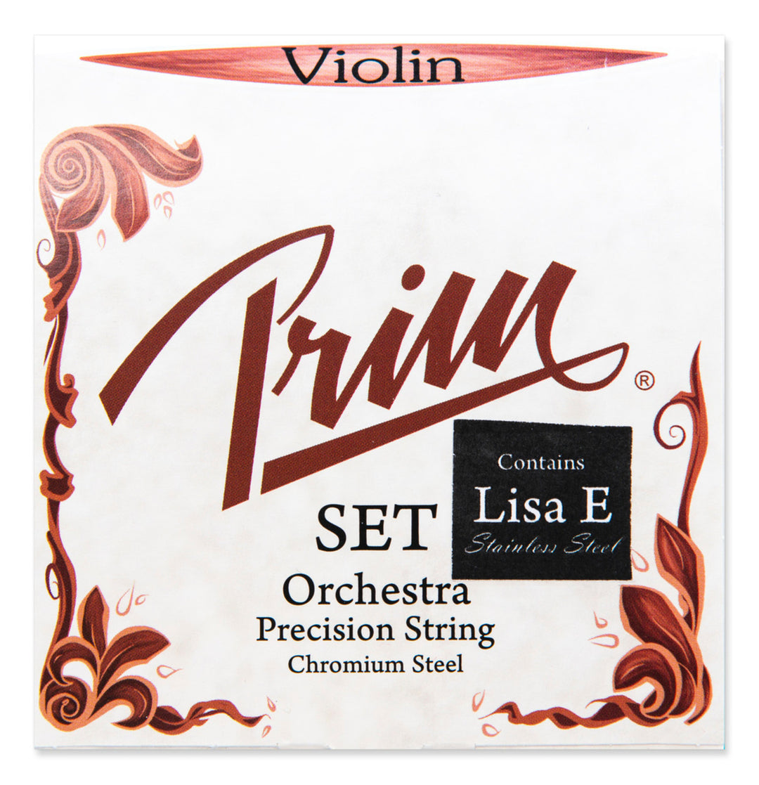 Cordes de Violons Prim en acier inoxydable - Set avec Lisa E (Orchestre)