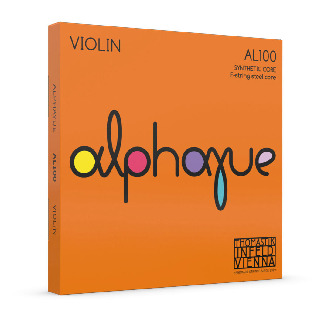 Thomastik-Infeld Cordes de Violons ALPHAYUE à âme en nylon - Jeu medium (AL100)