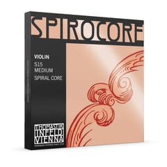 Thomastik-Infeld cordes de violon Spirocore âme spiralée - Soft (S15Aw)