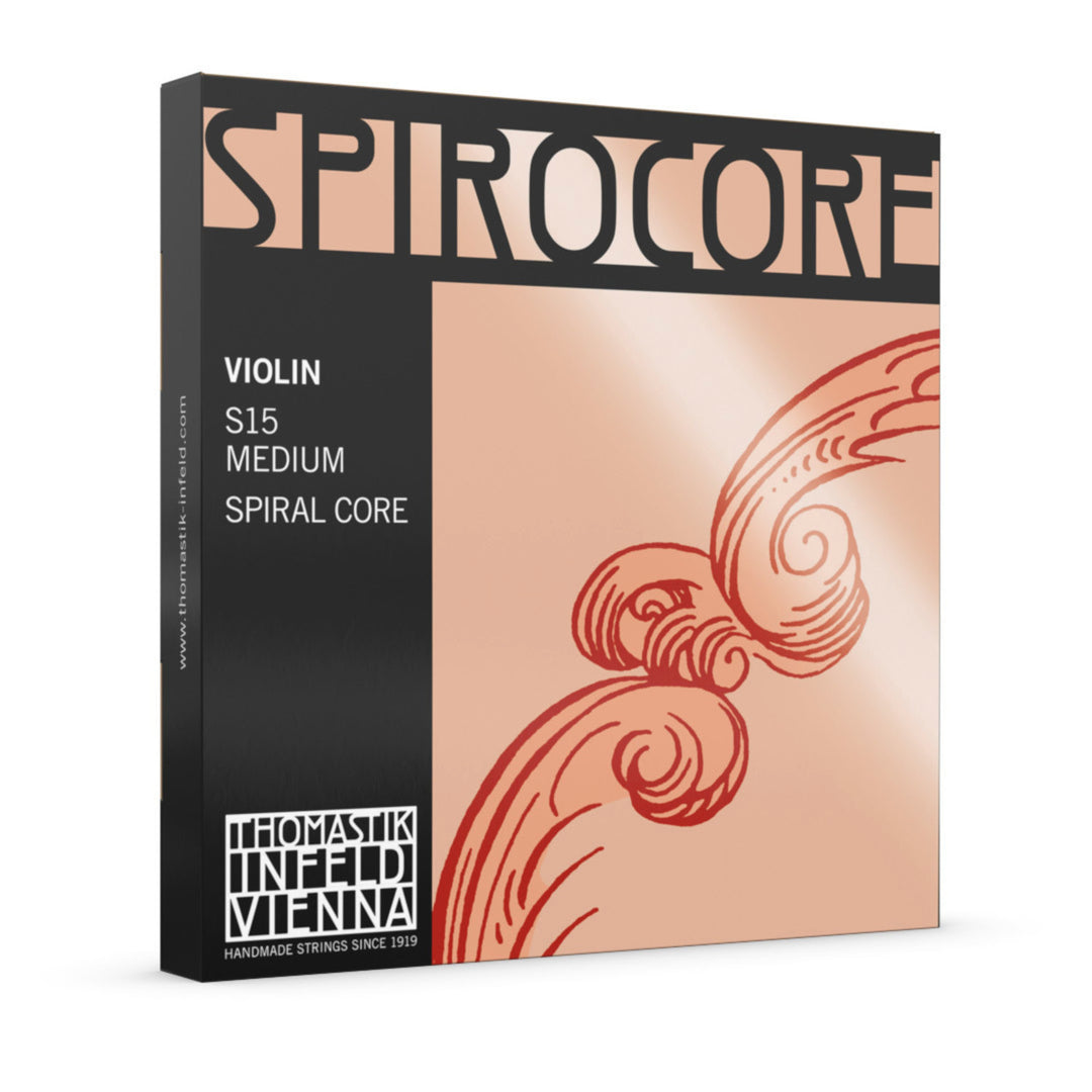 Thomastik-Infeld cordes de violon Spirocore âme spiralée - Soft (S15Aw)