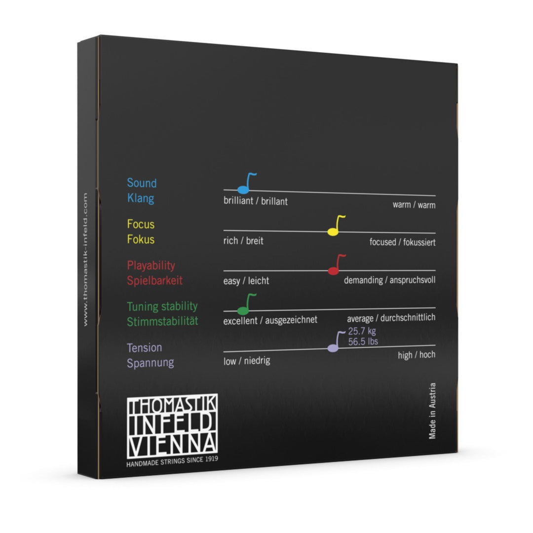 Thomastik-Infeld Cordes de Violons à âme pleine en acier Precision - medium (58A)