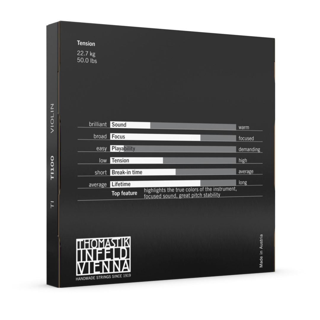 Thomastik-Infeld Violons strings TI - Set* with D Alu (TI100)