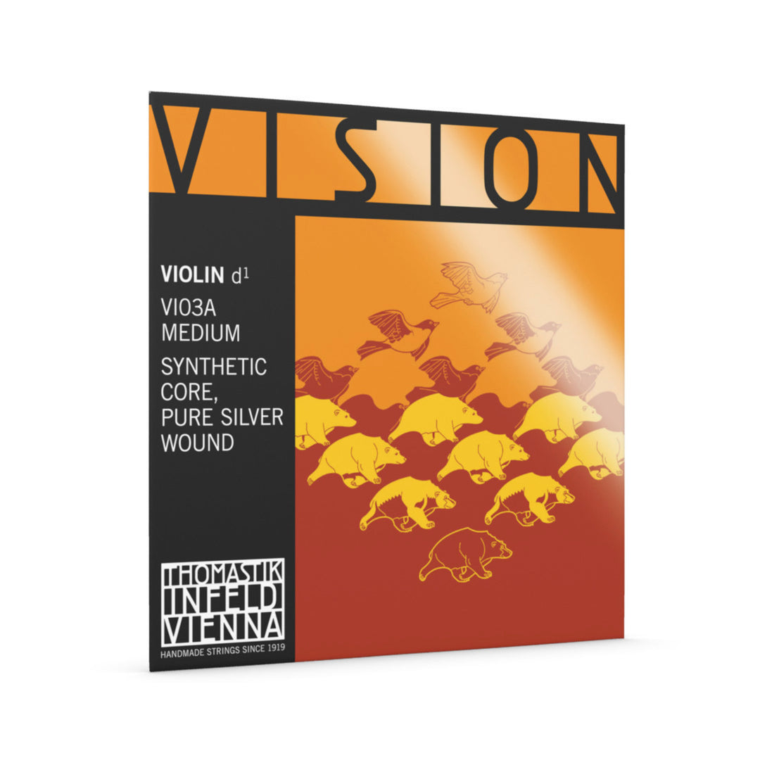 Cordes de Violons Thomastik-Infeld à âme synthétique Vision - Medium (VI03A)