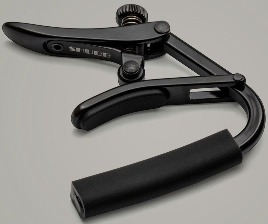 Shubb Capo Standard Capo - Guitare électrique, rayon 7.25", black (C4k)