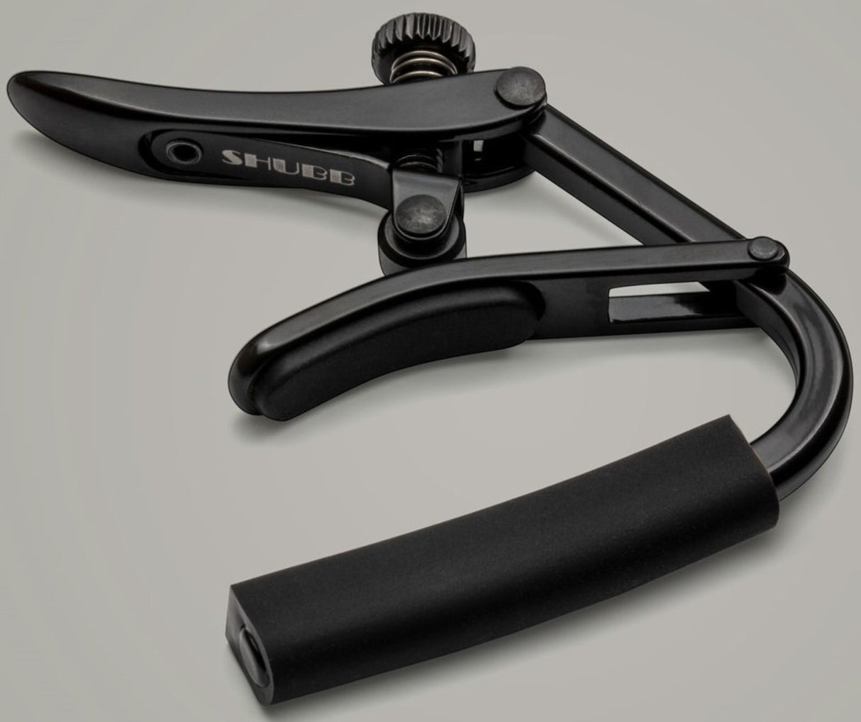 Shubb Capo Standard Capo - E-Guitar, 7.25" Radius, black (C4k)