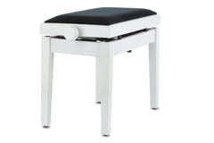 GEWA banquette de piano Deluxe Autolift - White mat