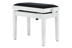 GEWA banquette de piano Deluxe Autolift - White mat