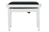 GEWA Piano bench Deluxe Autolift - White matt