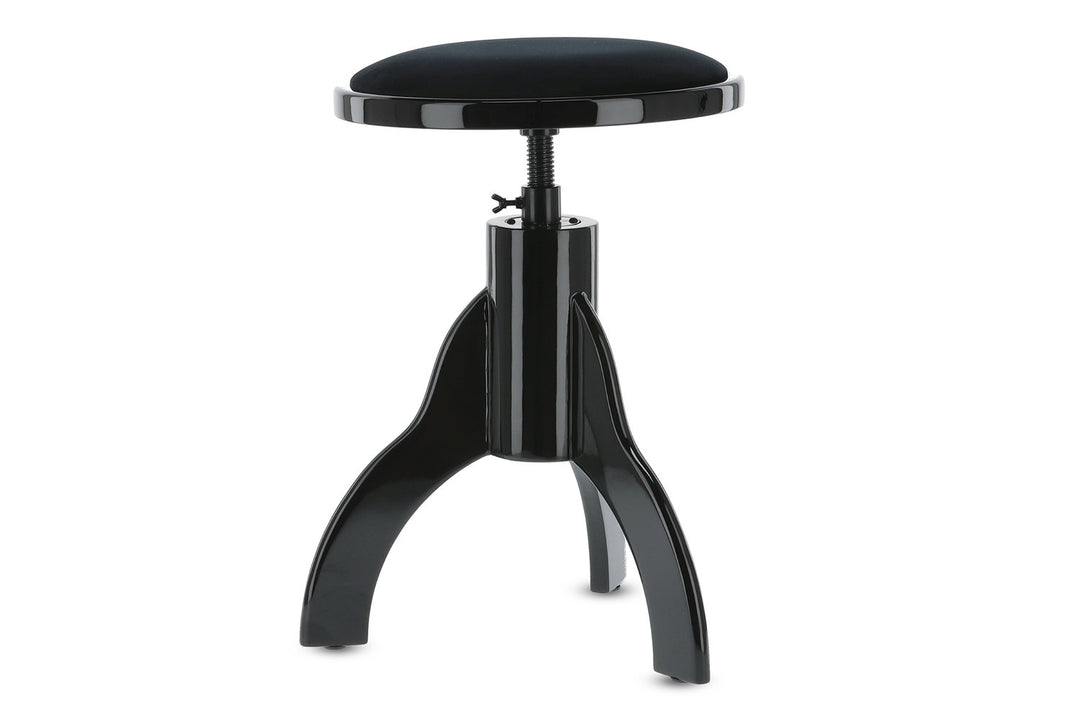 GEWA chaise de piano Deluxe - Black brillant miroir