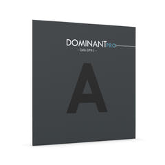 Cordes de Violoncelle Thomastik-Infeld Dominant Pro - A en acier au carbone, chrome (DP41)