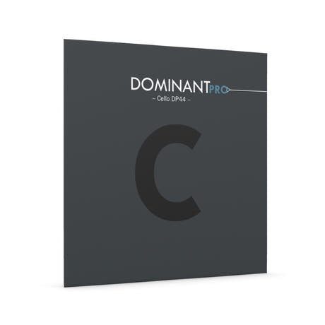 Thomastik-Infeld Cello Strings Dominant Pro - C Spiral Core, Tungsten/Silver (DP44)