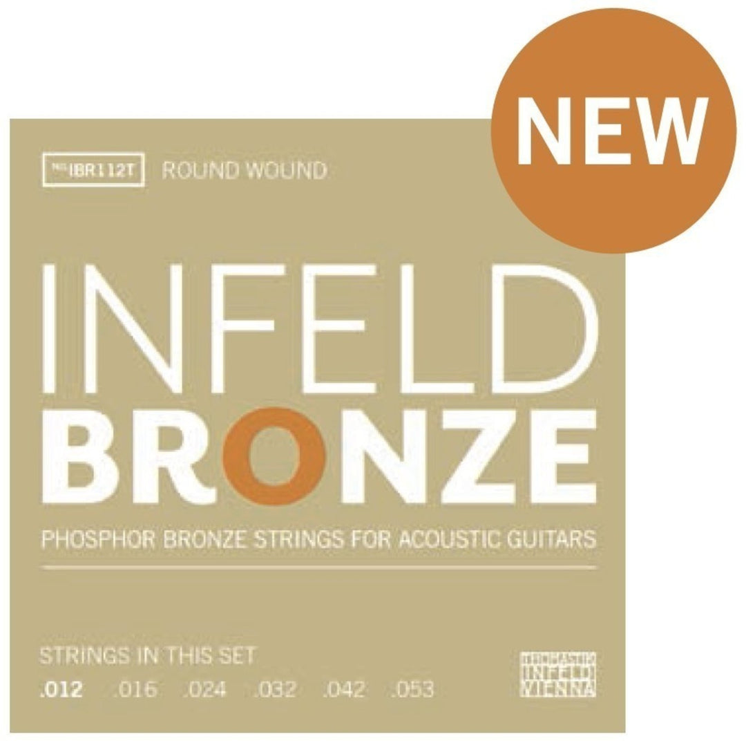 Cordes Thomastik-Infeld pour Guitares acoustiques Infeld Bronze - Set .012-.053 (IBR112T)
