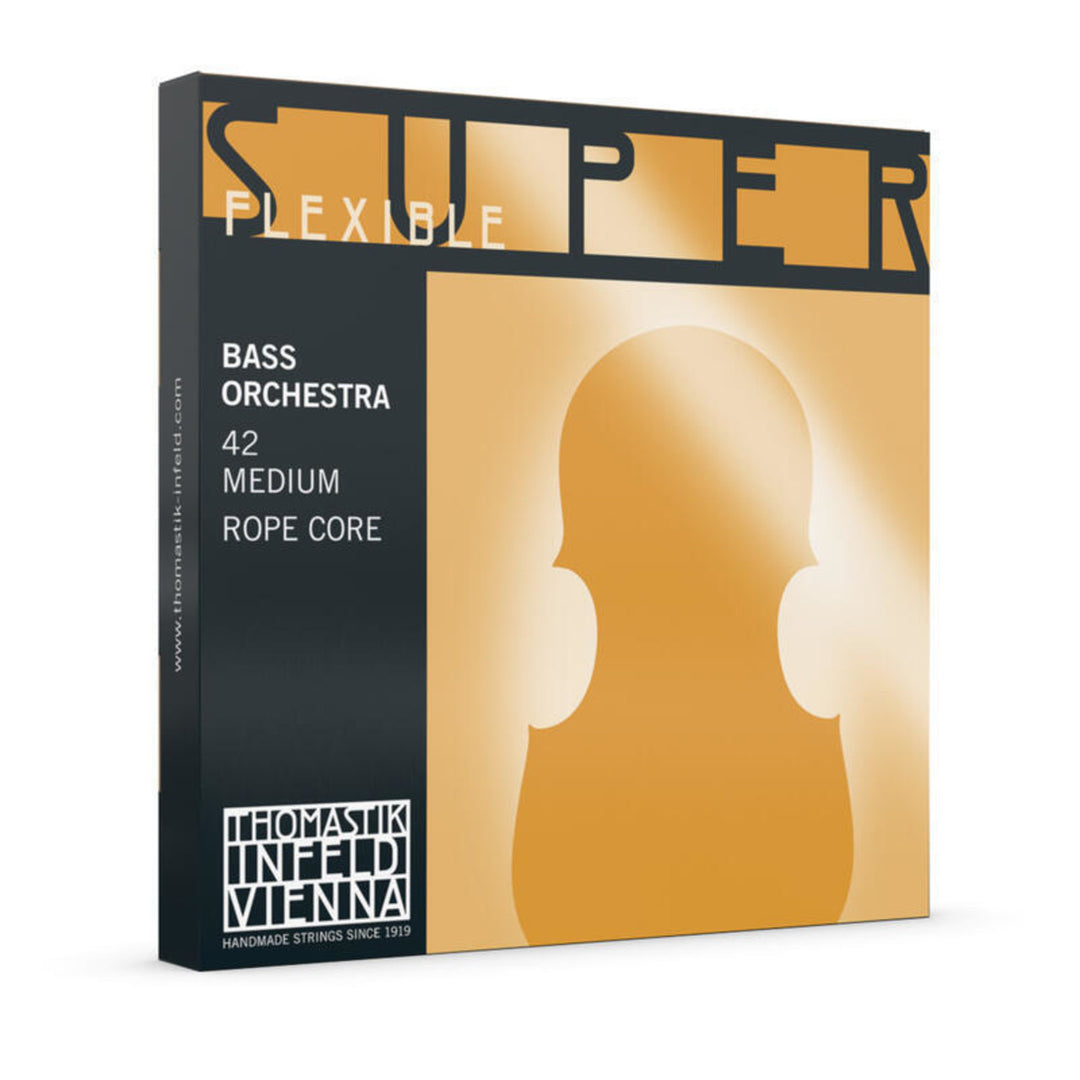 Cordes de contrebasse Thomastik-Infeld à âme en corde Superflexible - Set de 4 cordes (2887,0)