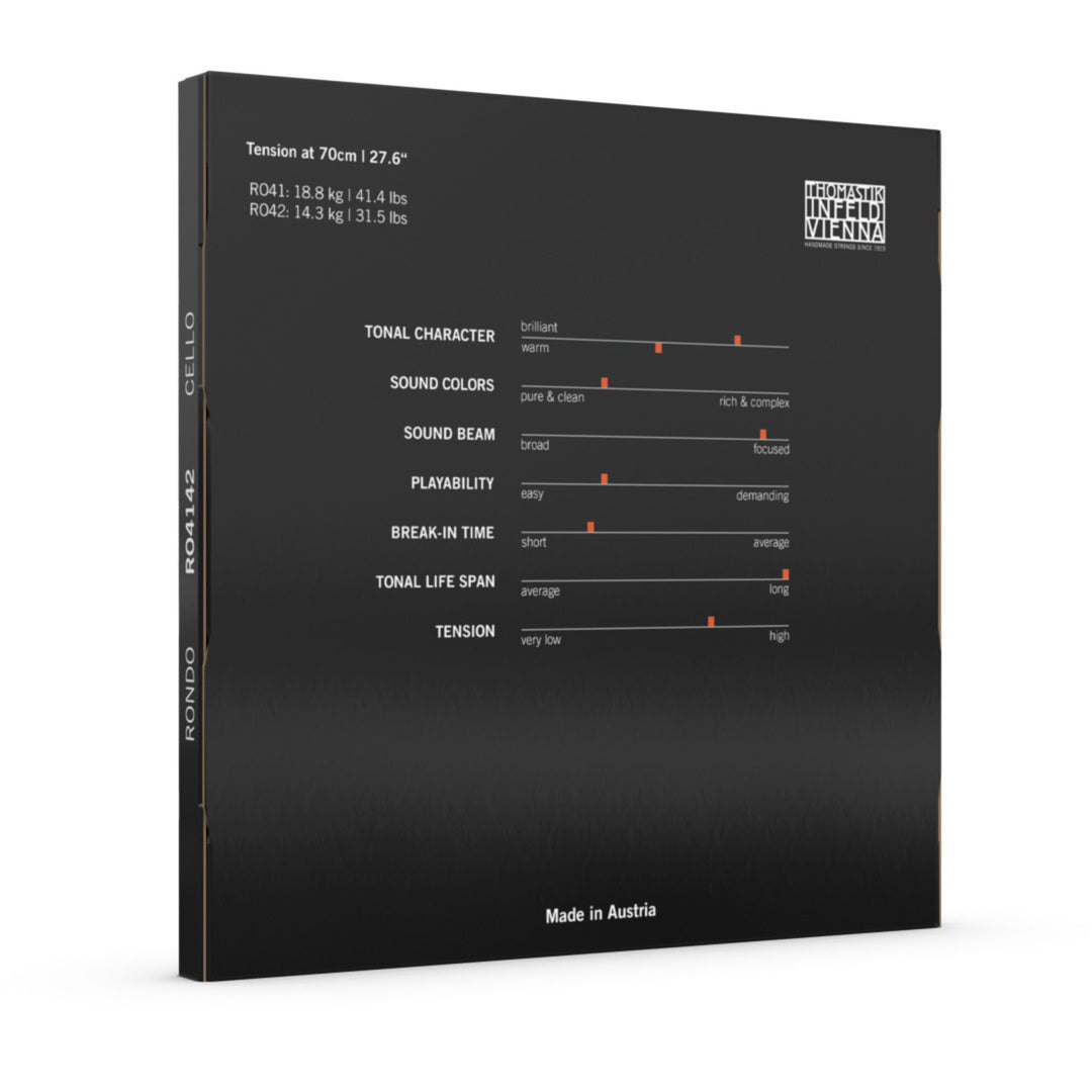 Cordes de Violoncelle Thomastik-Infeld Rondo - *Half set A+D medium (4142)