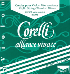 Corelli cordes de Violons Alliance Vivace - Medium-light 800ML