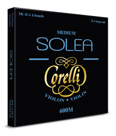 Corelli Cordes de violons Solea - Set E extrémités en boucle (600M)