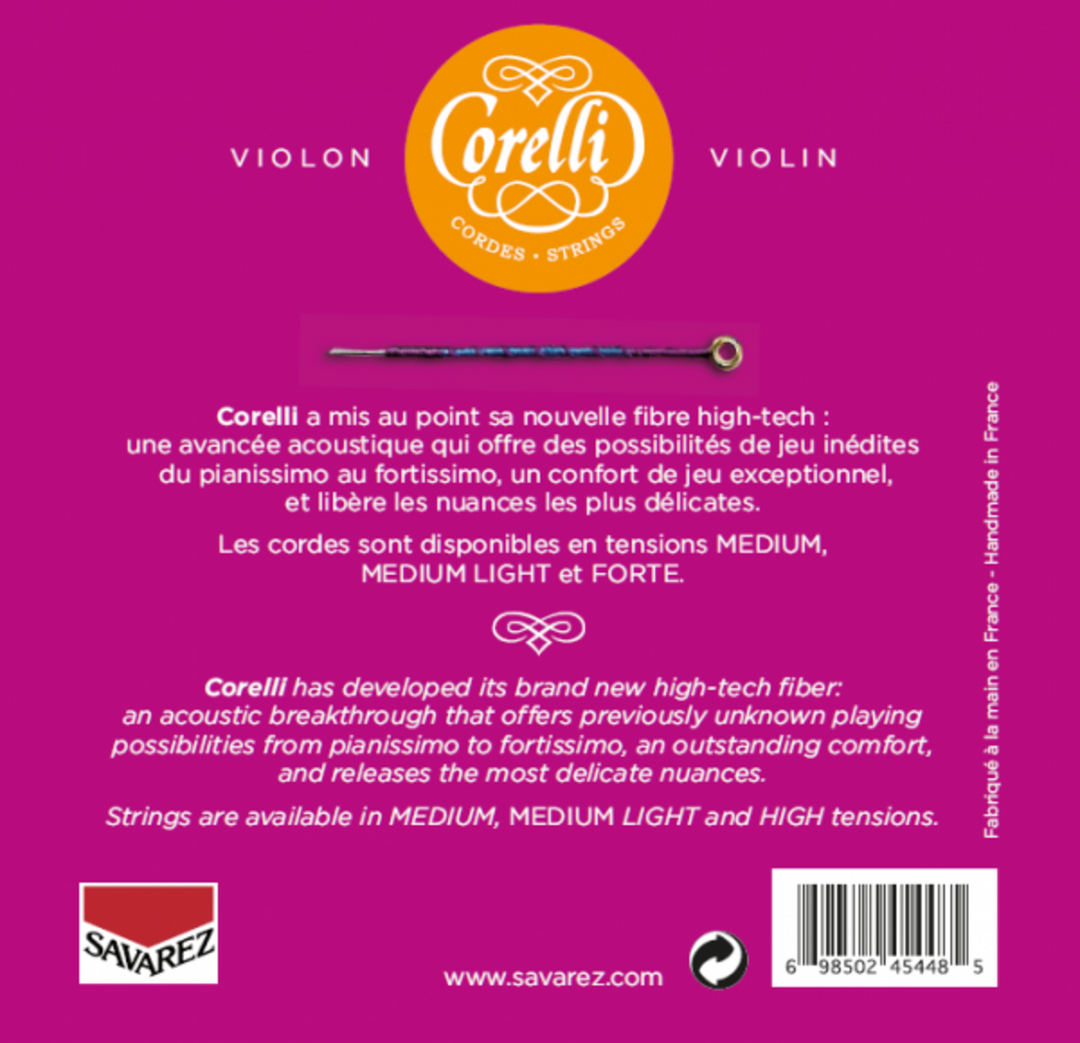 Cordes de Violons Corelli Cantiga - Forte (900F)