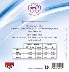 Cordes Corelli pour alto New Crystal - Medium (730MB)
