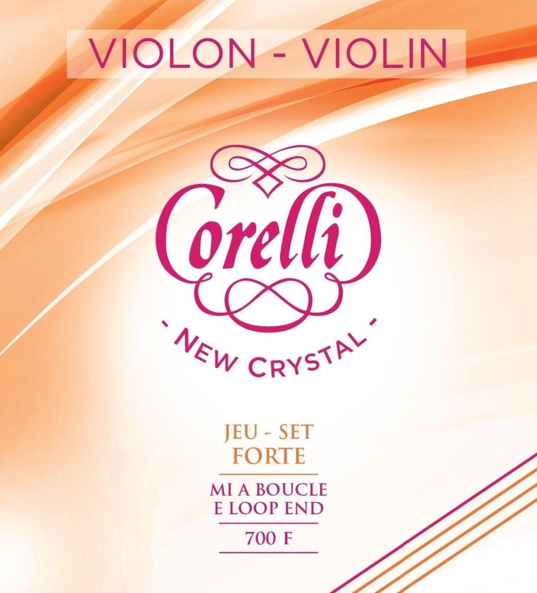 cordes de Violons Corelli New Crystal - Forte (704F)