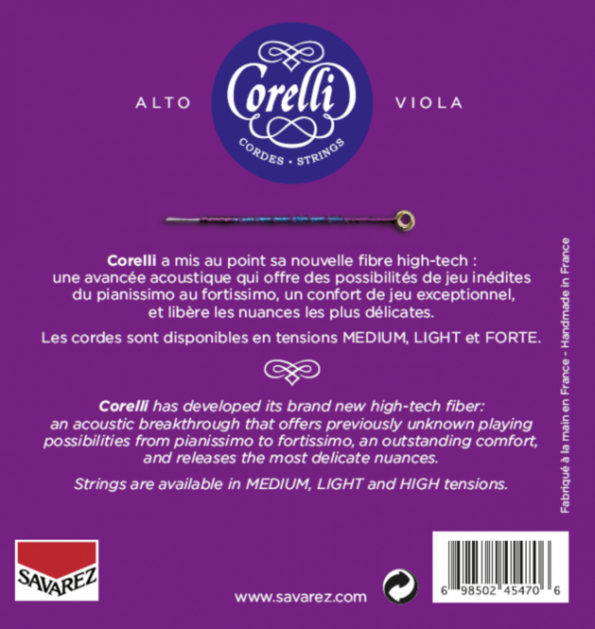 Corelli Strings For Viola Cantiga - Medium (930MS)