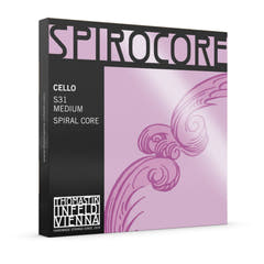 Cordes de Violoncelle Thomastik-Infeld Spirocore à âme spiralée - Medium (S31)
