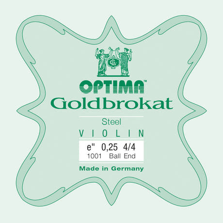 Optima Goldbrokat corde de mi 4/4-violon, 0,25 mm, boule