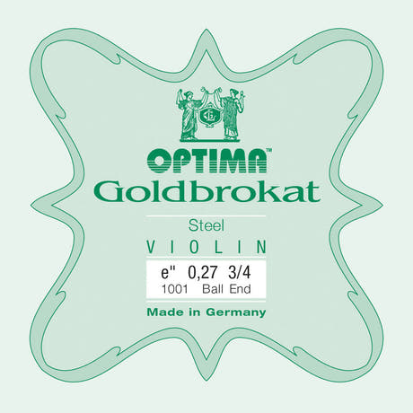 Optima Goldbrokat corde de mi 3/4-violon, 0,27 mm, boule