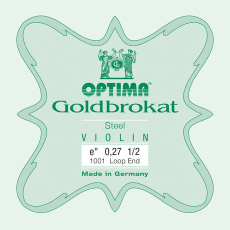 Optima Goldbrokat corde de mi pour violons 1/2, 0,27 mm, boucle
